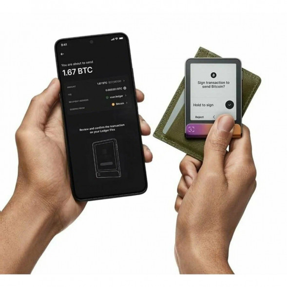 Аппаратный криптокошелек Ledger Flex, Ferro Fuchsia в Ростове-на-Дону