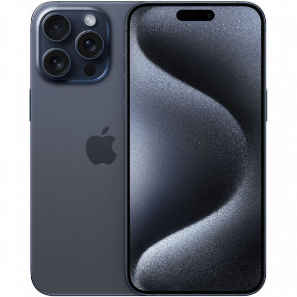 Смартфон Apple iPhone 15 Pro Max 256 ГБ, Dual: nano SIM + eSIM, синий титан в Ростове-на-Дону