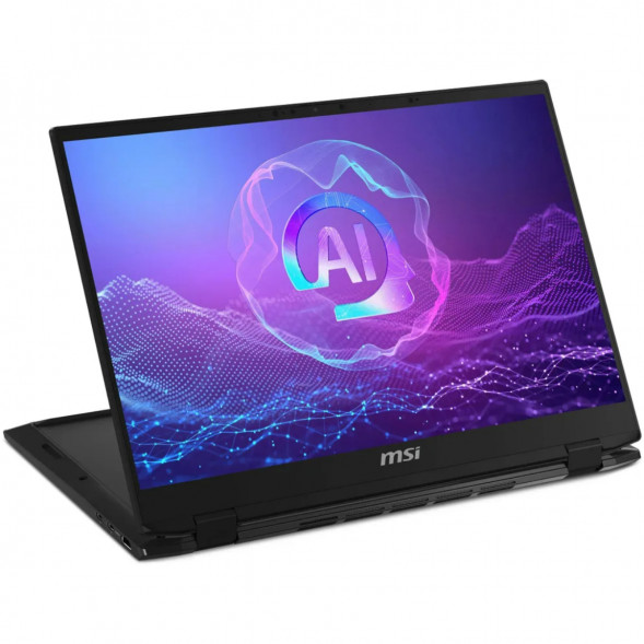 Ноутбук трансформер MSI Summit 16 AI Evo A2HMTG-057RU (16&amp;quot;, IPS, Intel Core Ultra 7 255H 2ГГц, 16 ядер, 16ГБ LPDDR5, 1ТБ SSD, Intel Arc 140T, Windows 11 Home), черный в Ростове-на-Дону
