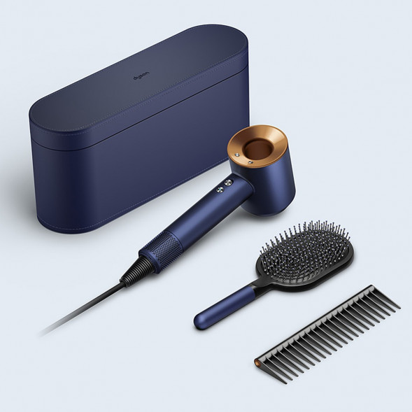 Фен Dyson Supersonic HD07 с набором расчесок, синий/медный в Ростове-на-Дону