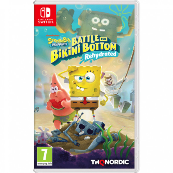 Игра SpongeBob SquarePants: Battle for Bikini Bottom - Rehydrated [Nintendo Switch, русские субтитры] в Ростове-на-Дону