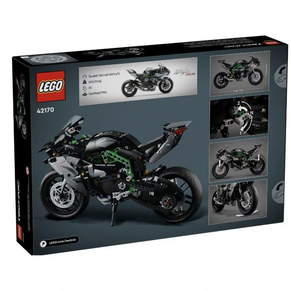 Конструктор LEGO Technic 42170 Мотоцикл Kawasaki Ninja H2R в Ростове-на-Дону
