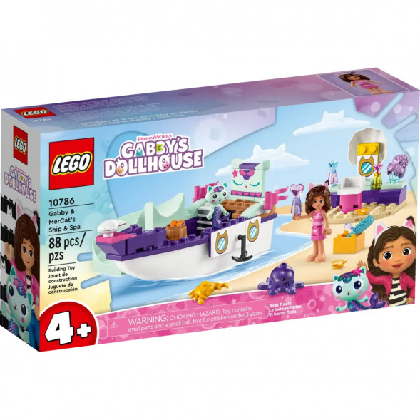 Конструктор LEGO Gabby&amp;#039;s Dollhouse 10786 Корабль и спа Габби и МерКэта в Ростове-на-Дону
