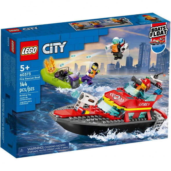 Конструктор LEGO City 60373 &amp;quot;Пожарно-спасательная лодка&amp;quot;, 144 деталей в Ростове-на-Дону