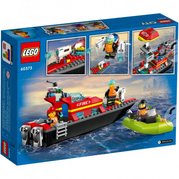 Конструктор LEGO City 60373 &amp;quot;Пожарно-спасательная лодка&amp;quot;, 144 деталей в Ростове-на-Дону