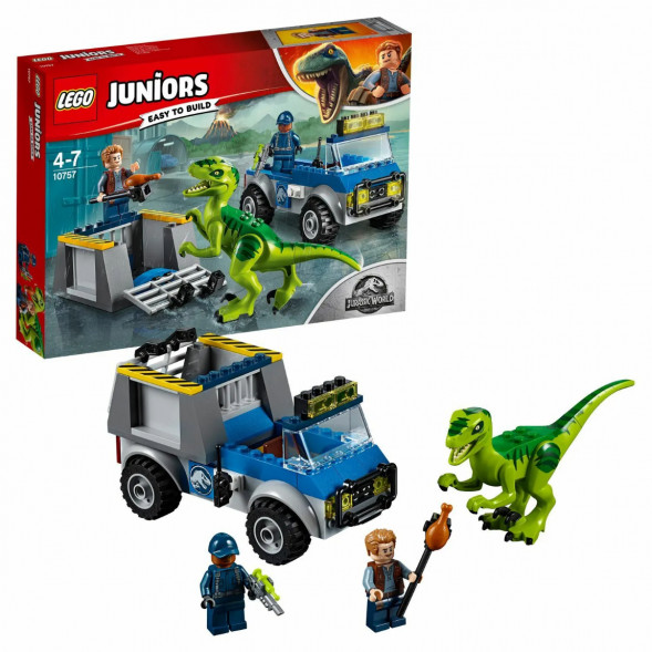 Конструктор LEGO Juniors 10757 Грузовик спасателей для перевозки раптора в Ростове-на-Дону