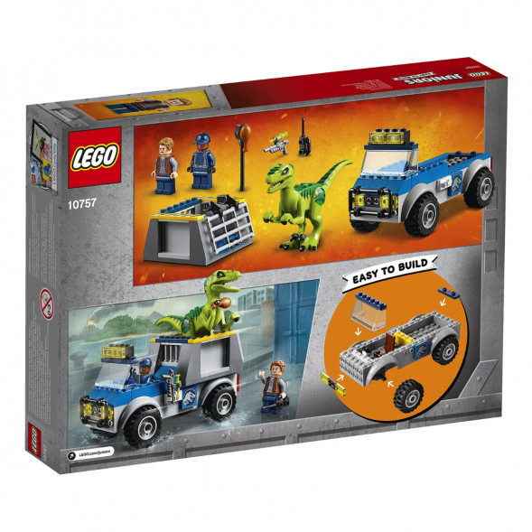 Конструктор LEGO Juniors 10757 Грузовик спасателей для перевозки раптора в Ростове-на-Дону