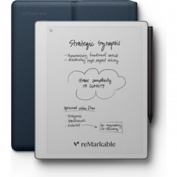 Графический планшет reMarkable Paper Pure+Marker Plus+Sleeve Folio, Ocean Blue